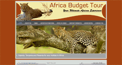 Desktop Screenshot of africabudgettour.com